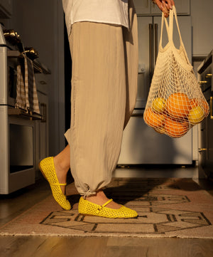 The Hummingbird Mary Jane - Sunflower Openweave