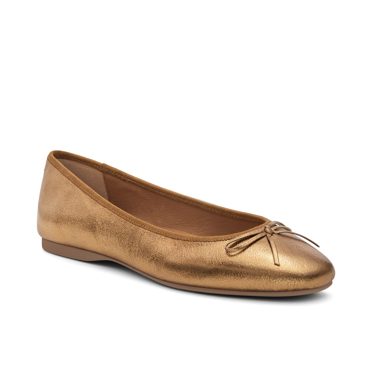 The Hummingbird | Vintage Gold Leather | Women's Flats | Birdies 9.5 The Hummingbird | Vintage Gold Leather | Women's Flats | Birdies 9.5