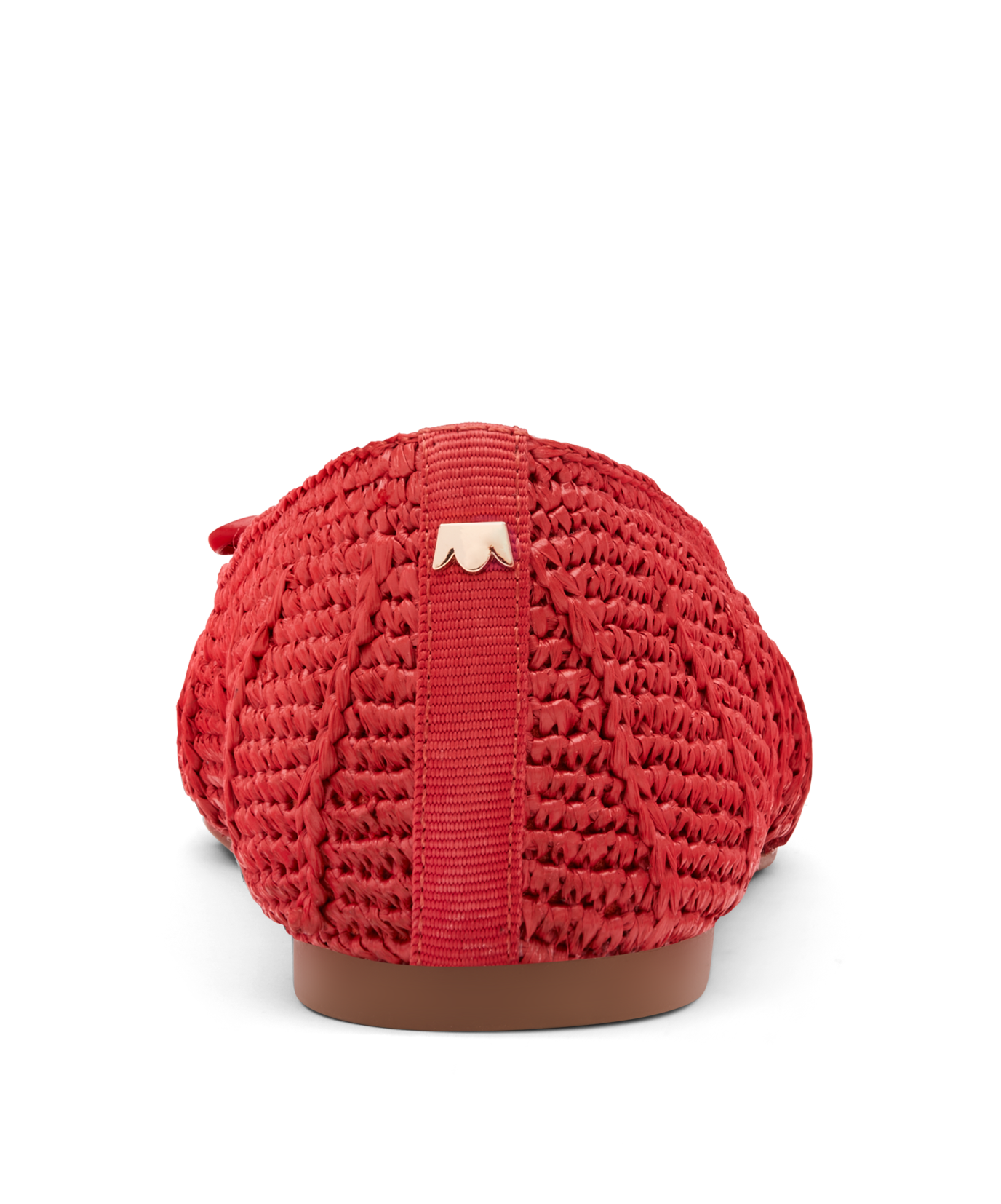 back view of the Hummingbird in red raffia