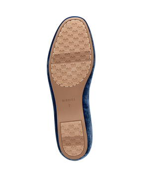 bottom view of the hummingbird in ocean velvet bow