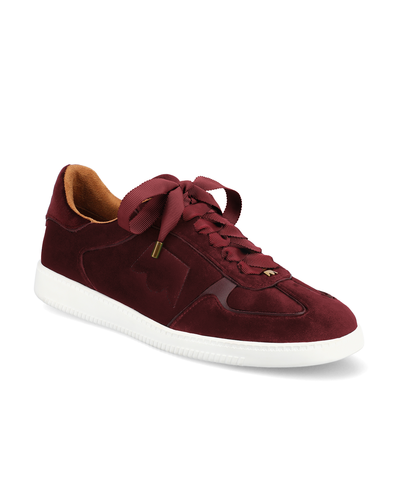 The Jay Sneaker - Burgundy Velvet