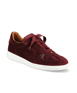 The Jay Sneaker - Burgundy Velvet