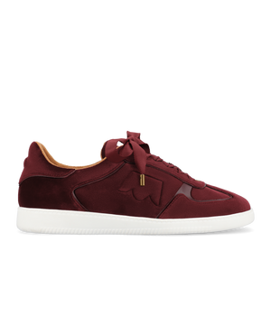 The Jay Sneaker - Burgundy Velvet