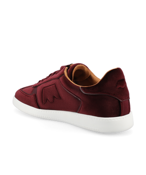 The Jay Sneaker - Burgundy Velvet