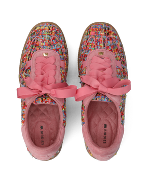 The Jay Sneaker - Pink Multi Tweed