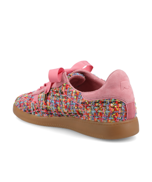 The Jay Sneaker - Pink Multi Tweed