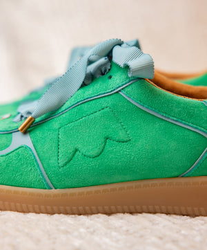 The Jay Sneaker - Kelly Green Suede