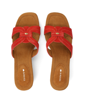 The Kiwi 40 Icon - Red Suede