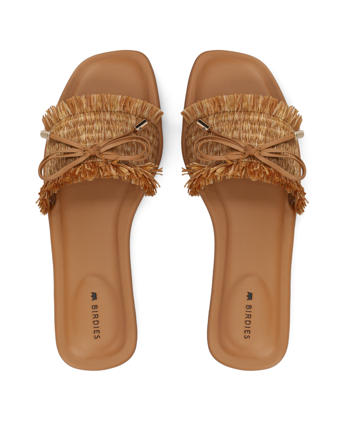 The Kiwi Bow - Tan Raffia