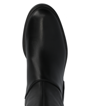The Starling Tall Boot - Black Leather