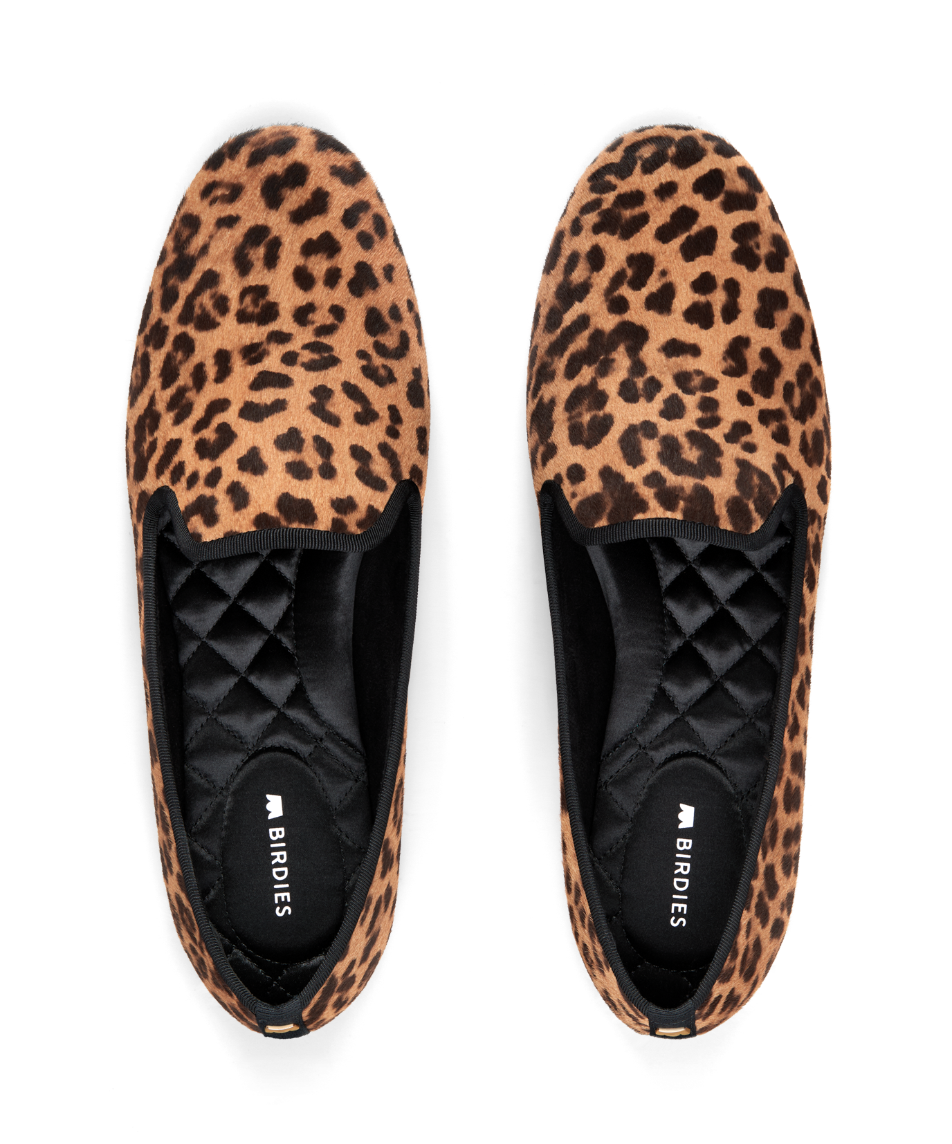 hover | top view of the Starling in New Leopard Print Calf Hair