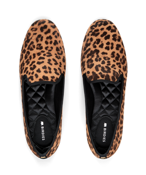 hover | top view of the Starling in New Leopard Print Calf Hair