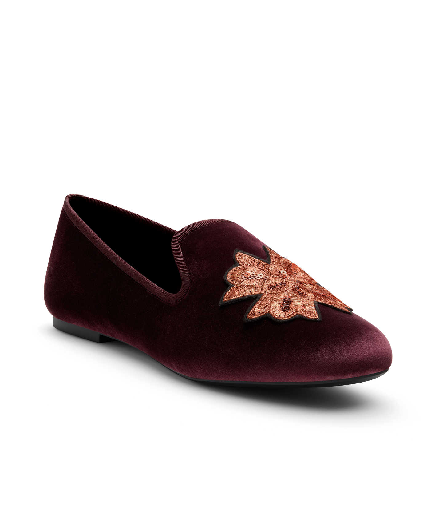 The Starling - New Bordeaux Velvet Embroidery
