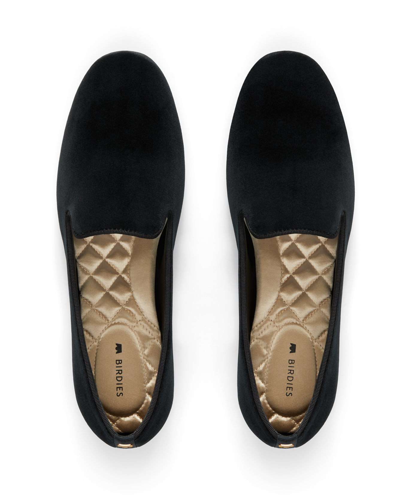 hover | top view of the Starling in New Black Velvet