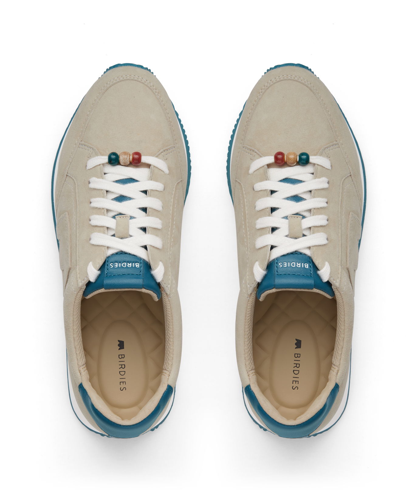 hover | top view of the Roadrunner Sneaker in Biscotti Cream Suede