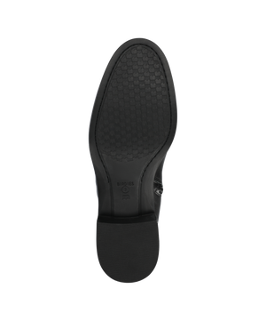 The Starling Flat Tall Boot - Black Leather
