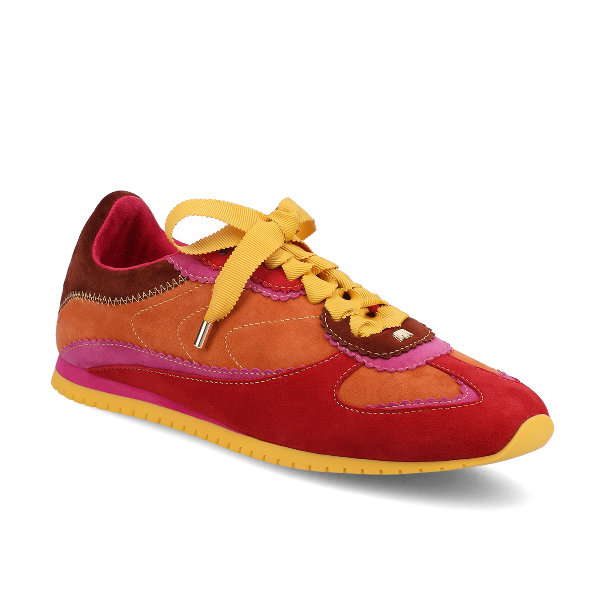 The Speedbird - Multi Burnt Orange Suede