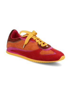 The Speedbird - Multi Burnt Orange Suede