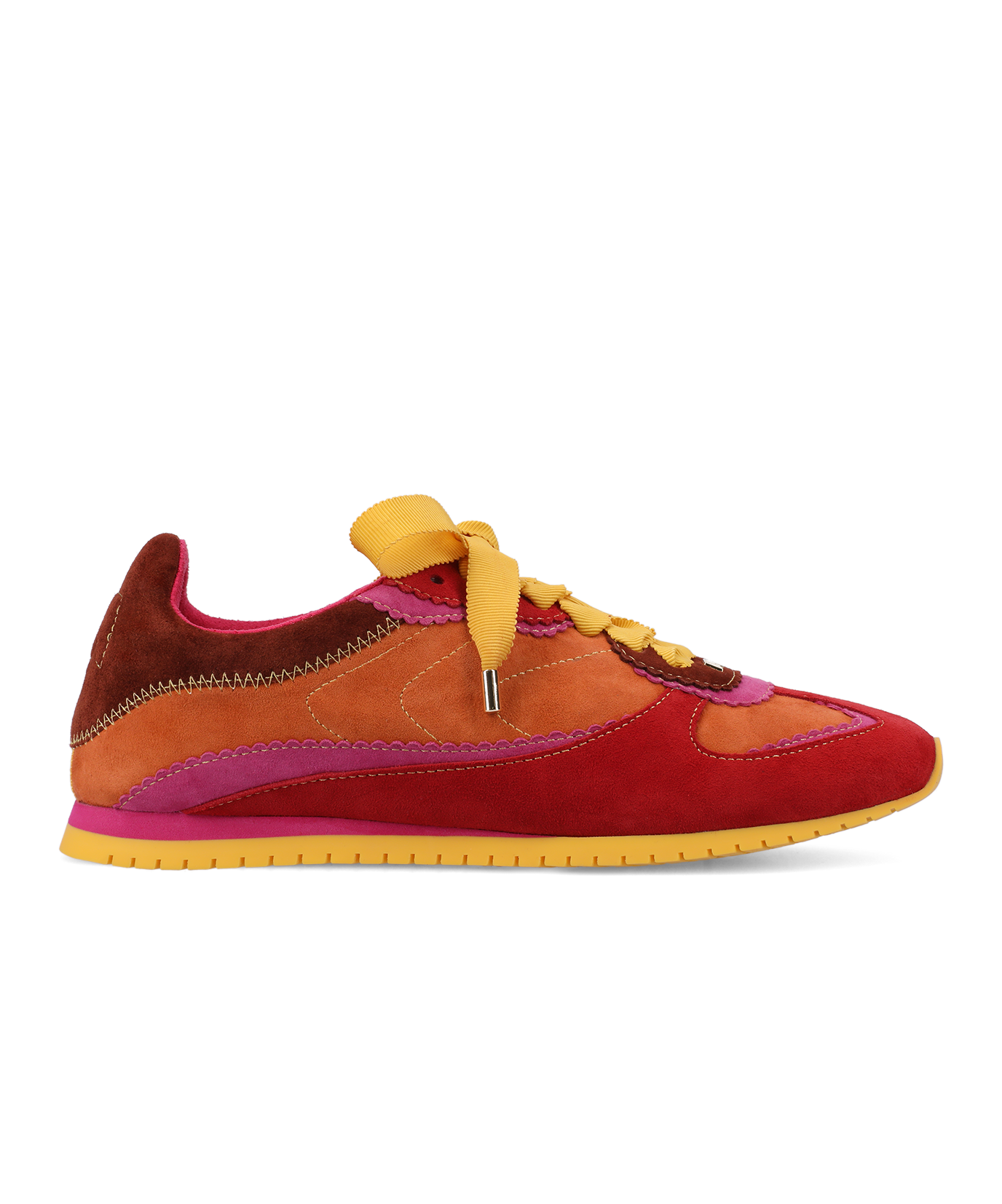 The Speedbird - Multi Burnt Orange Suede