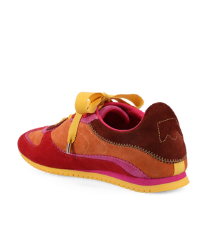 The Speedbird - Multi Burnt Orange Suede