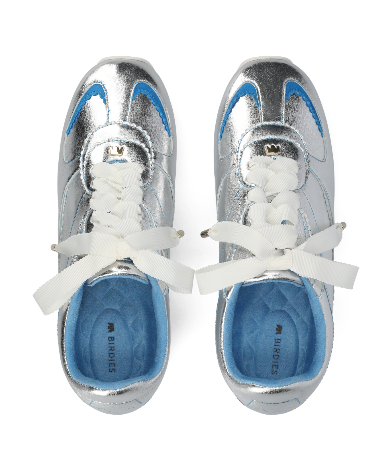 The Speedbird - Silver Metal Leather