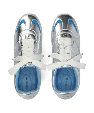 The Speedbird - Silver Metal Leather