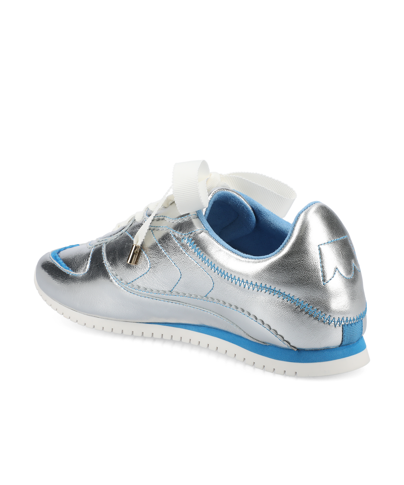 The Speedbird - Silver Metal Leather