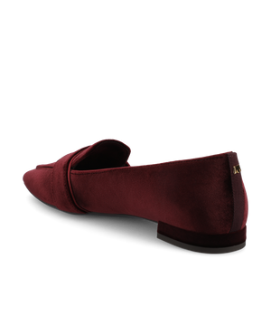 The Sparrow Loafer - Burgundy Velvet