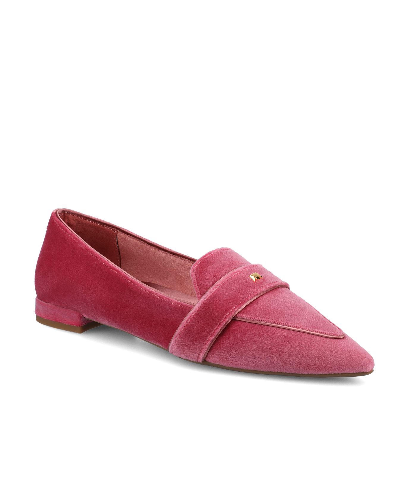 The Sparrow Loafer - Rose Velvet