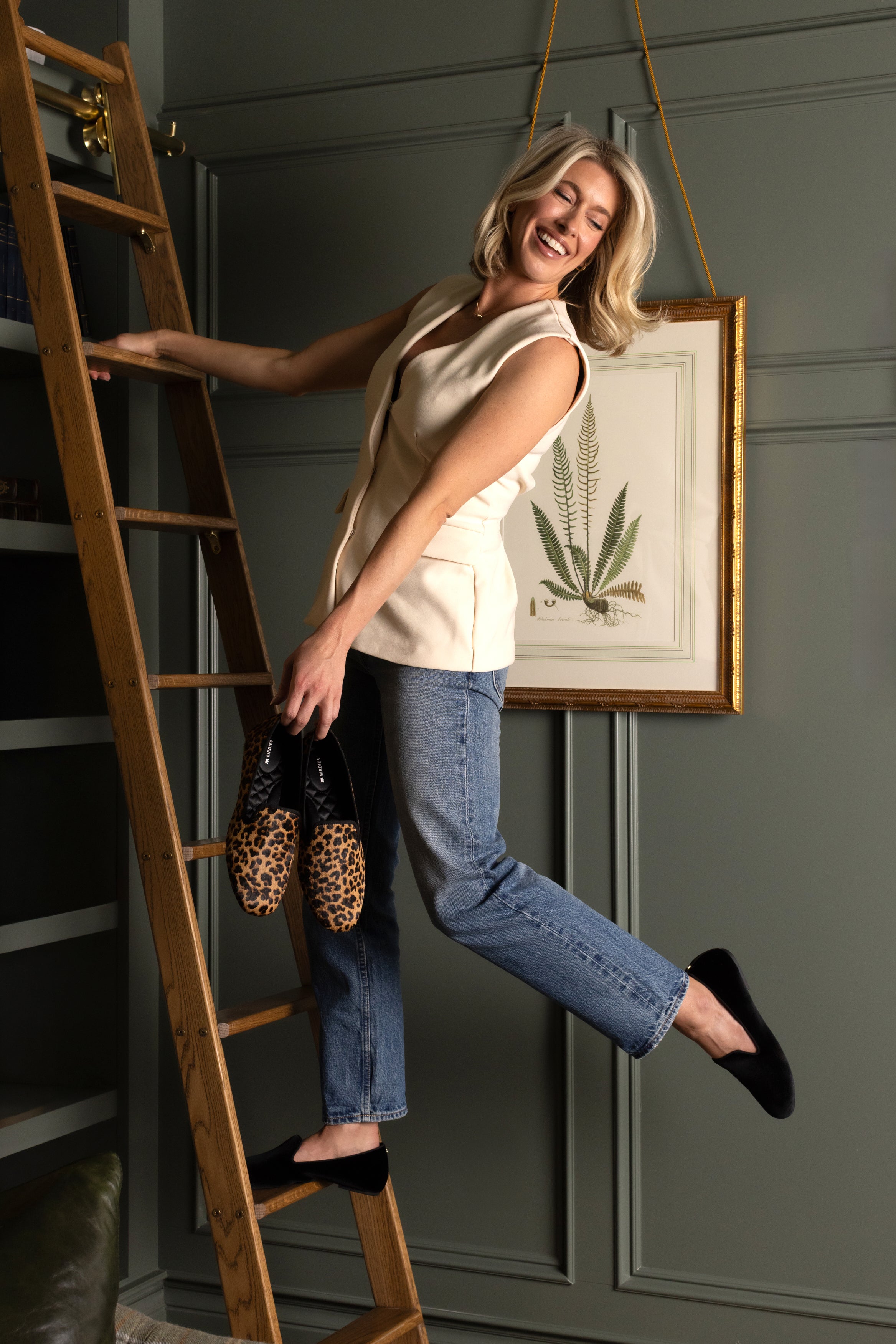 The Starling | Black Velvet | Women's Flats | Birdies