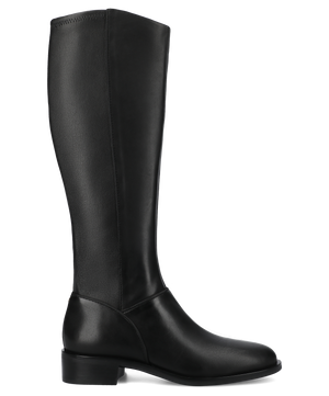 The Starling Tall Boot - Black Leather