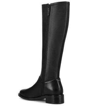 The Starling Tall Boot - Black Leather