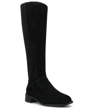 The Starling Tall Boot - Black Suede