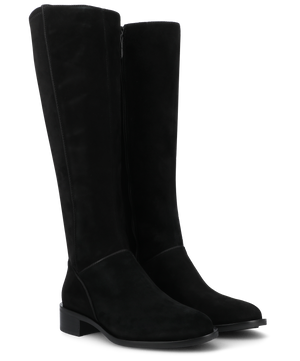 The Starling Tall Boot - Black Suede