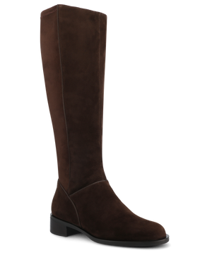 The Starling Tall Boot - Chocolate Suede