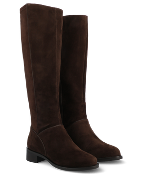 The Starling Tall Boot - Chocolate Suede