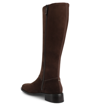 The Starling Tall Boot - Chocolate Suede