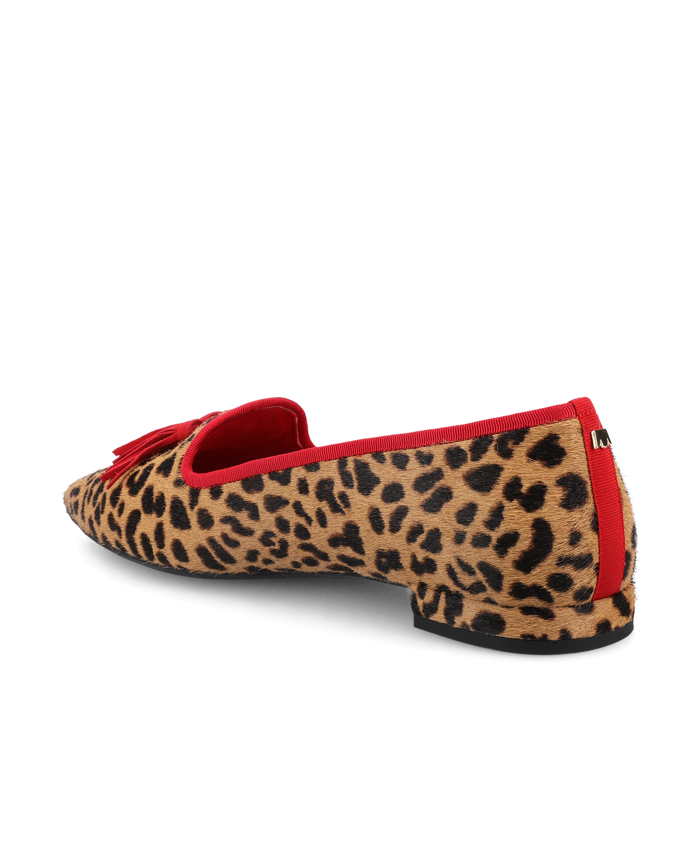 The Starfinch 15 Tassel - Leopardprint Haircalf