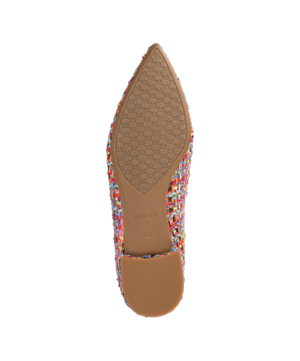 The Starfinch 15 Tassel - Pink Multi Tweed