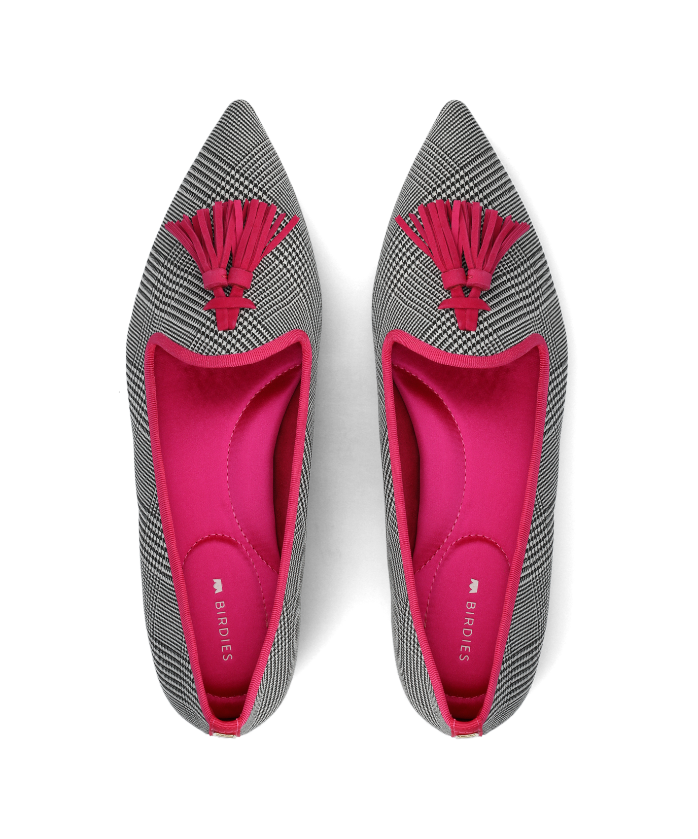 The Starfinch 15 Tassel - Two Tone Plaid