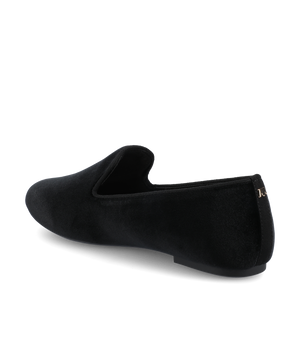 The Starling Black Velvet Women's Flats Birdies