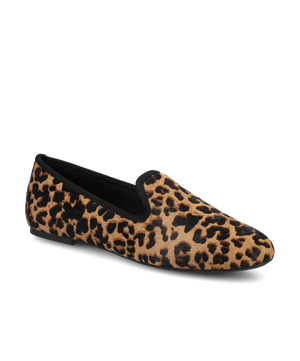 The Starling New Leopard Print Calf Hair Women's Flats Birdies