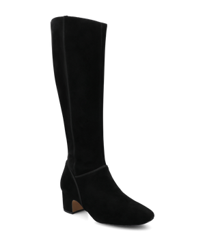 The Starling 50 Tall Boot - Black Suede