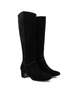 The Starling 50 Tall Boot - Black Suede