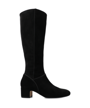 The Starling 50 Tall Boot - Black Suede