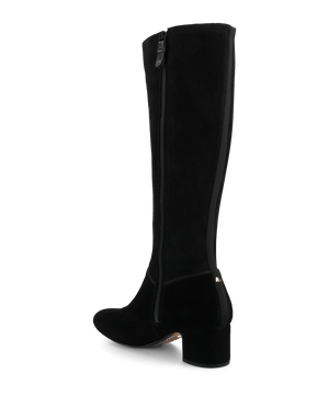 The Starling 50 Tall Boot - Black Suede