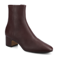 The Starling 50 Bootie - Burgundy Stretch Leather