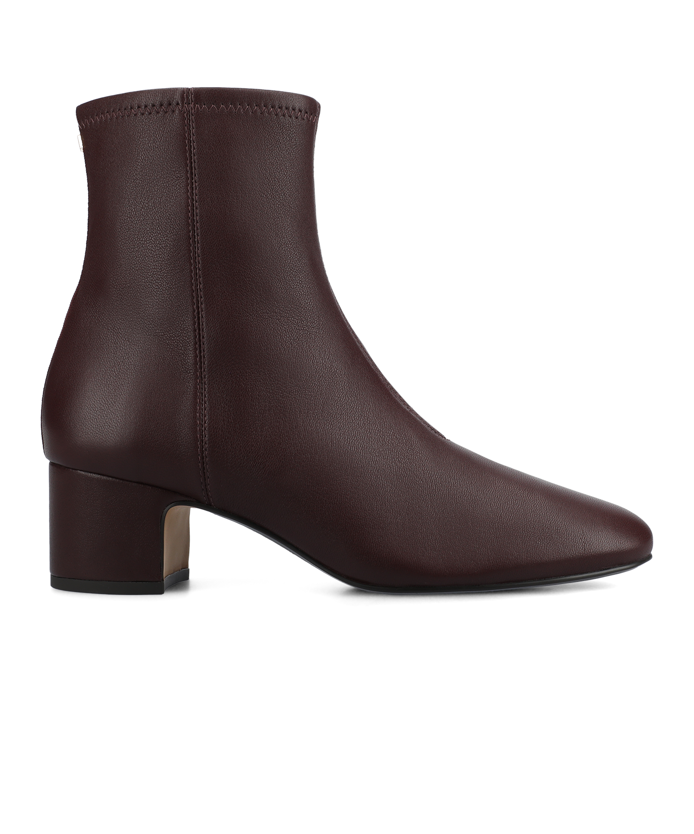 The Starling 50 Bootie - Burgundy Stretch Leather