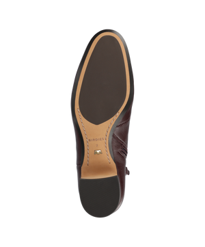 The Starling 50 Bootie - Burgundy Stretch Leather
