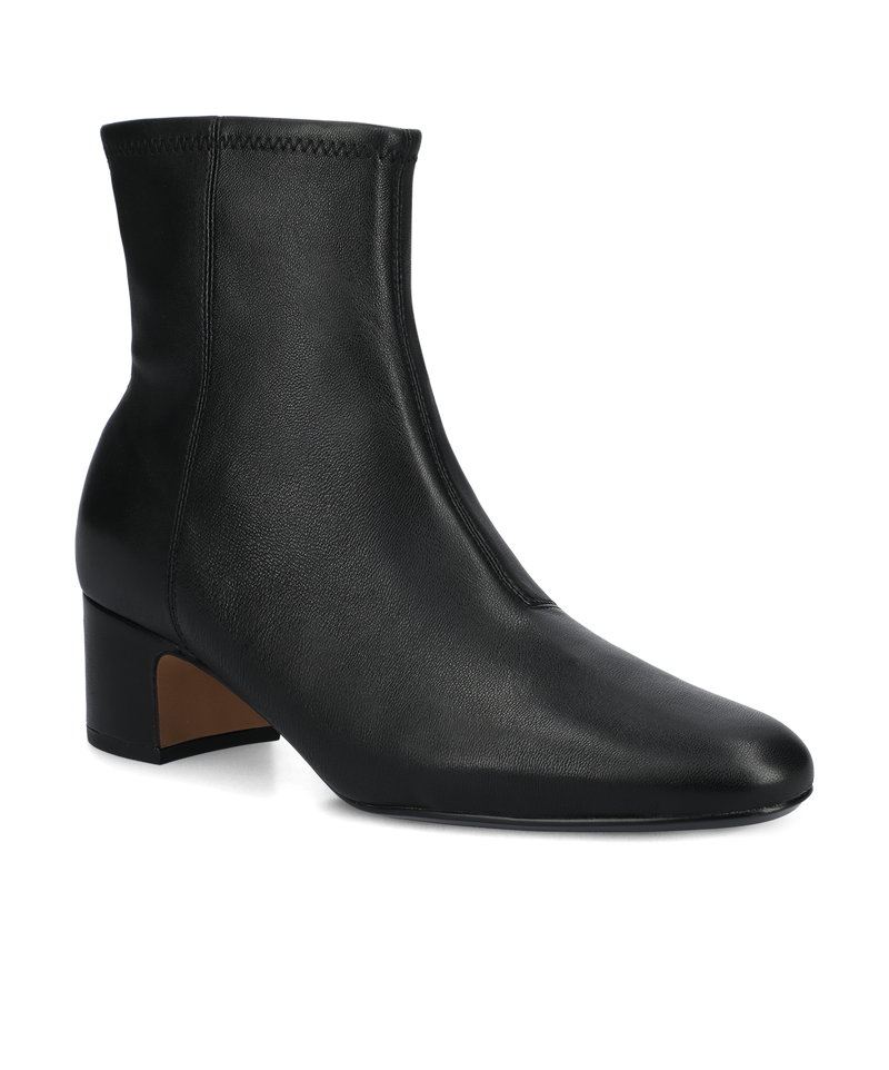 The Starling 50 Bootie - Black Stretch Leather